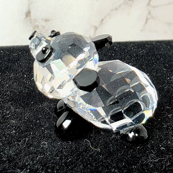 1994 Endangered Species Edition Swarovski Silver Crystal Mini Panda7611 W/Box 78 - Picture 4 of 9